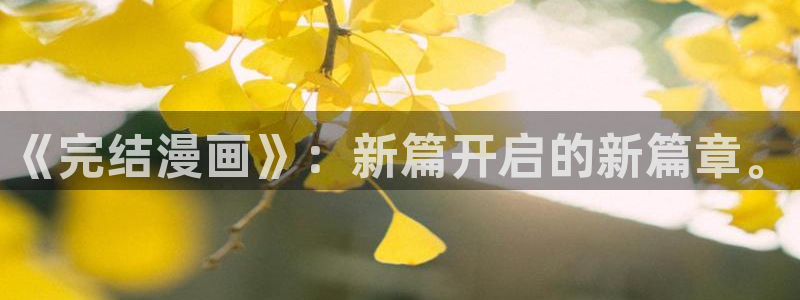 禁漫天堂二：《完结漫画》：新篇开启的新篇章。